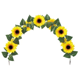ひまわりアーチクリップ: 季節装飾・造花｜販促物・販促通販の【POP