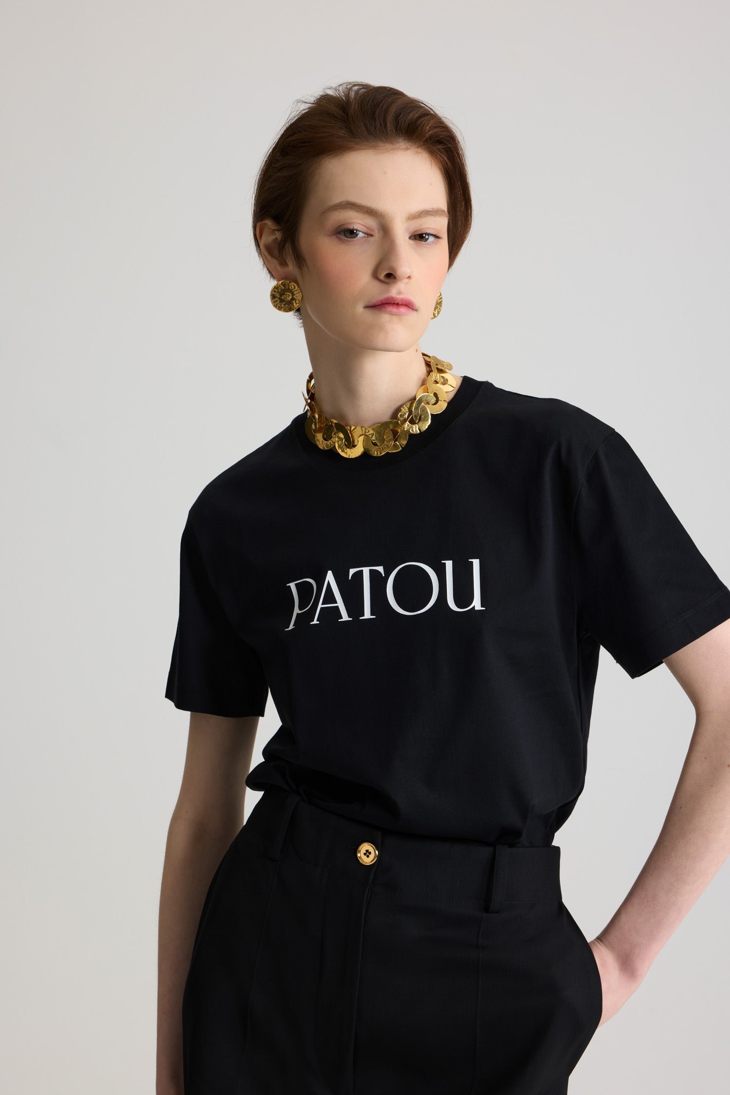Patou | オーガニックコットン パトゥロゴTシャツ