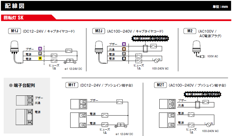 回転灯 | SKS/SKH/SKP | 製品概要 | 株式会社パトライト