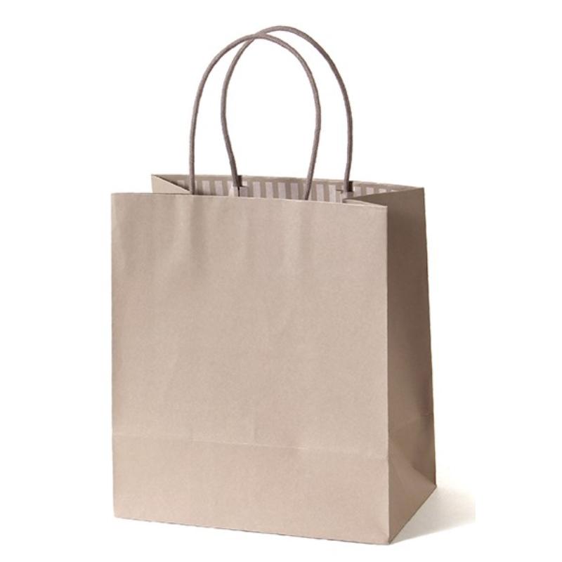 紙手提袋 STカラーズ グレージュ パックタケヤマ | テイクアウト容器の