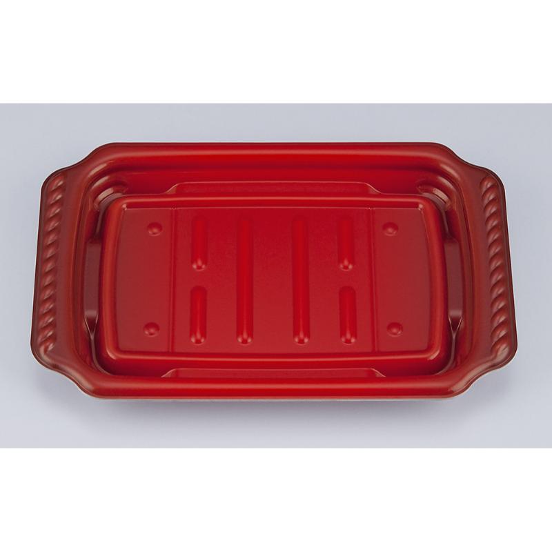 軽食容器 TNプレト20-17 セルモ赤本体 シーピー化成 | テイクアウト