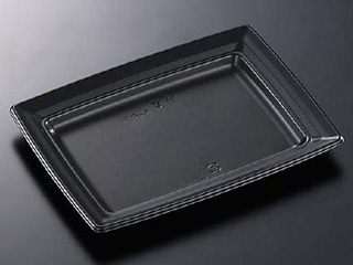 軽食容器 CT 沙楽 K24-18 BK 身 中央化学 | テイクアウト容器の通販