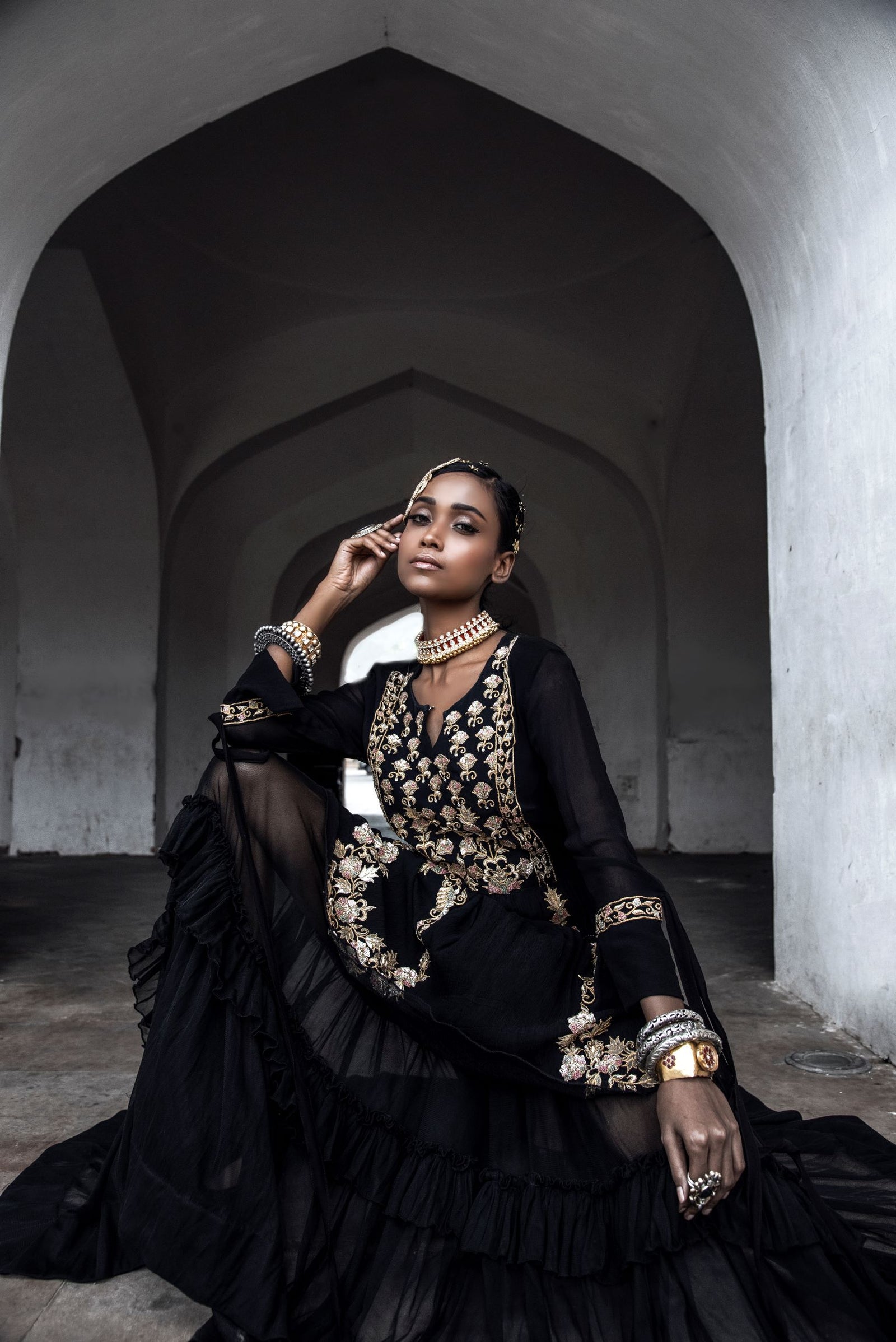 Pui Black Dress THE ROMANTIC DRESS BLACK | PUI powered by BASE