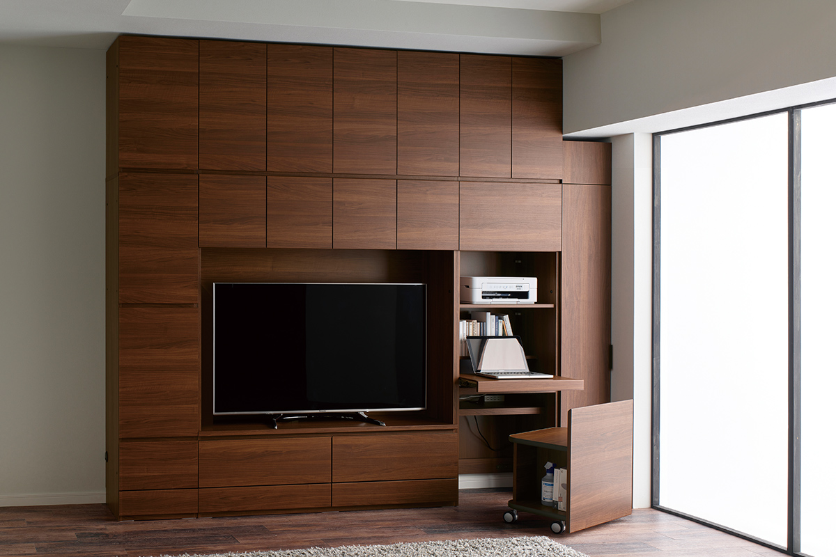 壁面収納のおすすめポイント | 家具・インテリアの【パモウナ