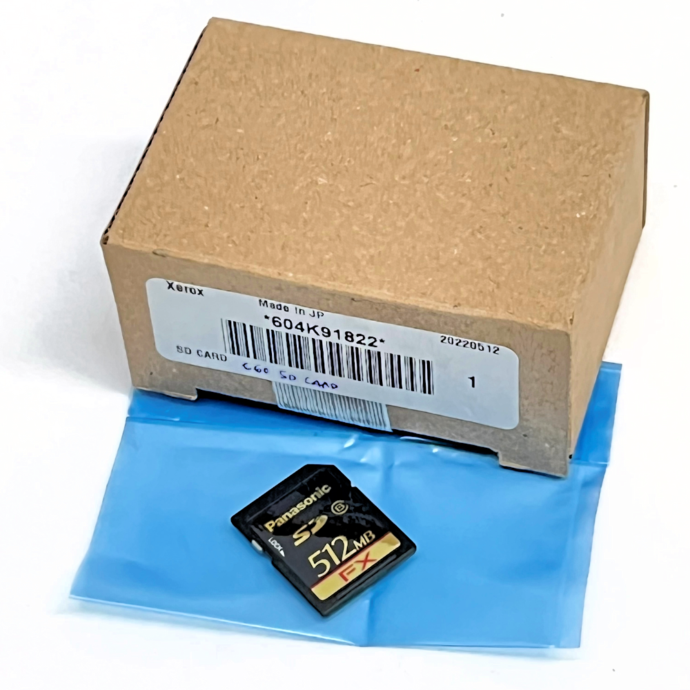 604K91820, 604K91821, 604K91822 SD Card (Memory Card) (OEM) Xerox