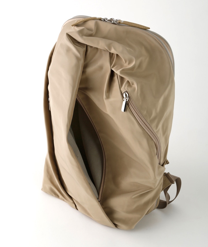 タックリュック(40×25×13．5㎝ ベージュ): レディース