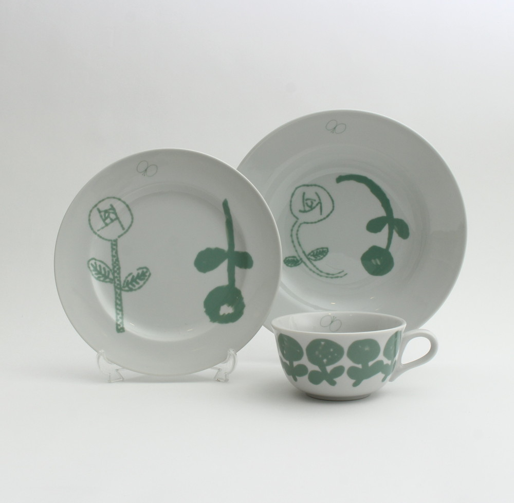 ミナ ペルホネン×PASS THE BATON Remake tableware 『咲いている花に