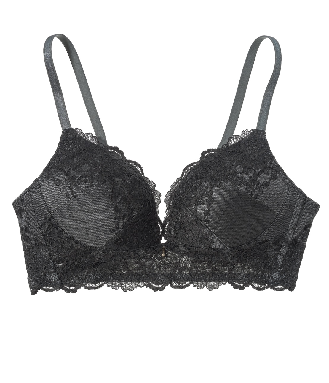 盛れるノンワイヤーブラ(B65 チャコール): PEACH JOHN | ピーチ