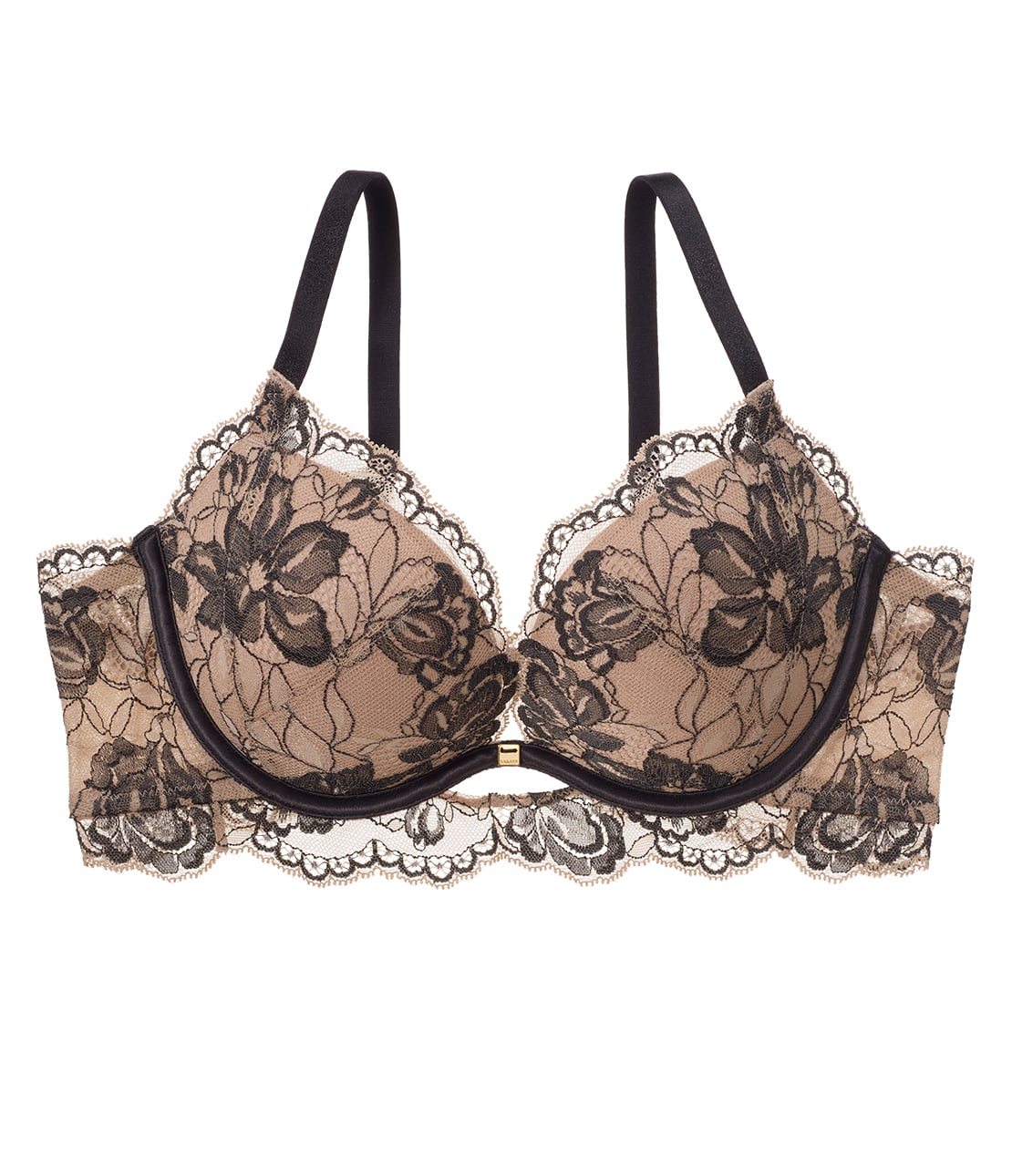 ま～るく盛れる着やせブラシャルム(C65 ベージュブラック): SALON by