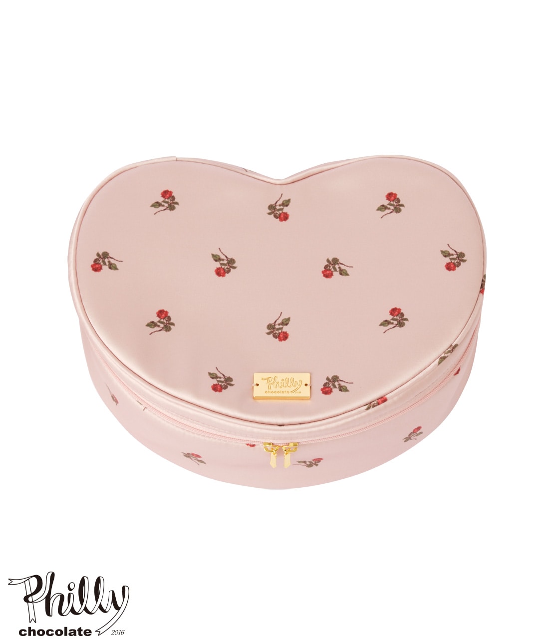 サテンハートランジェリーポーチ(ワンサイズ ピンク): PEACH JOHN