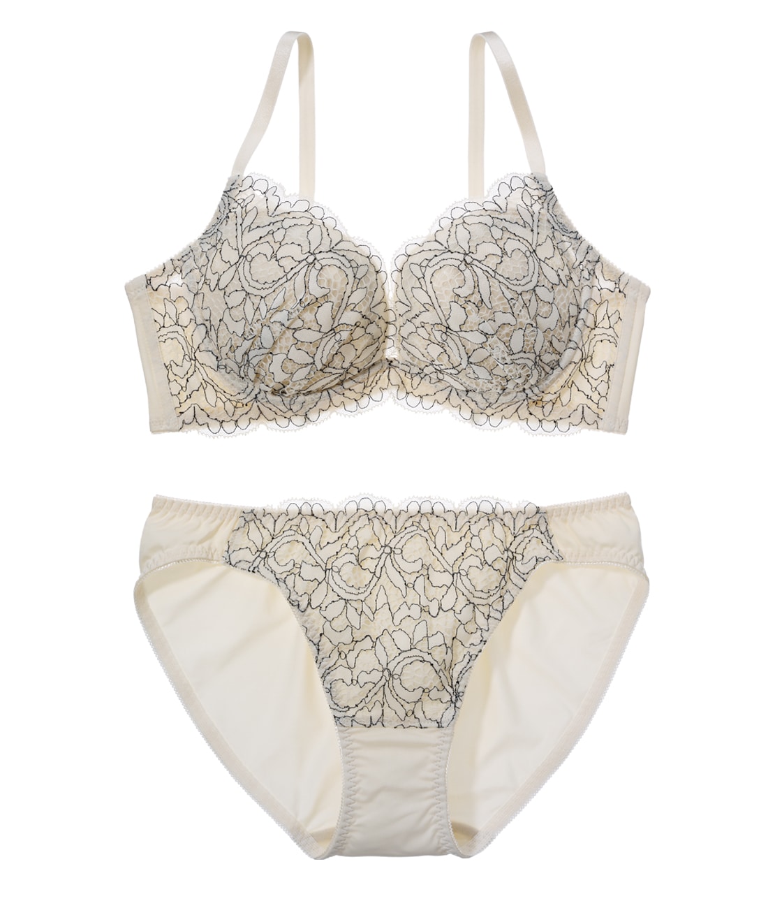 もりこれラッセルレース脇高ブラセットR(A70 ホワイト): GiRLS by