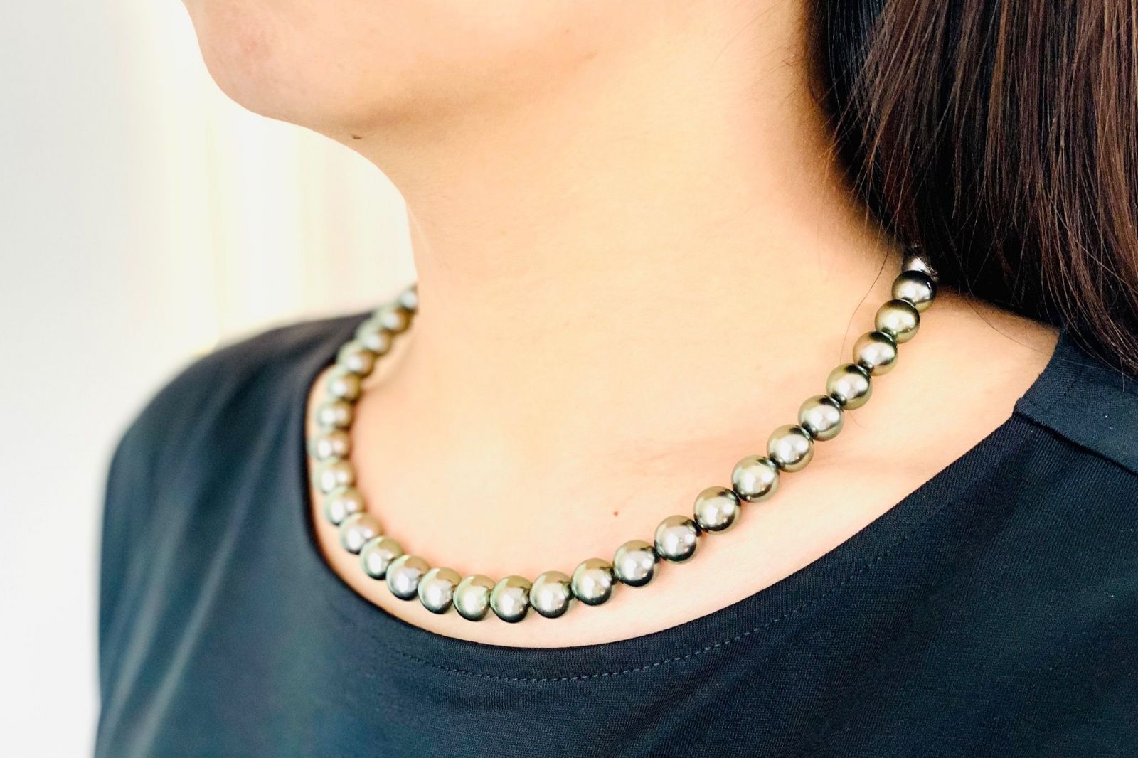 黒蝶真珠ネックレス ラウンド系 | ネックレス | 浜松市佐鳴台の真珠