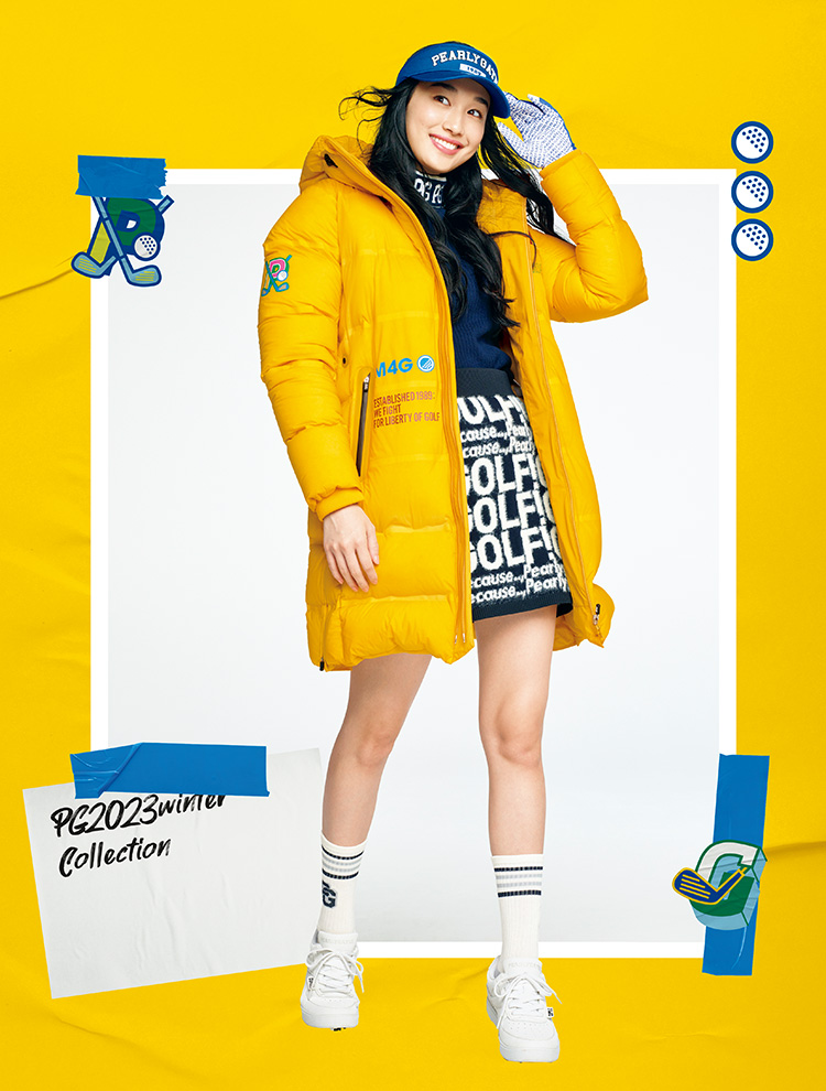 ⭐︎PEARLY GATES ☆ アウター 蛍光イエロー ナイロンセーター