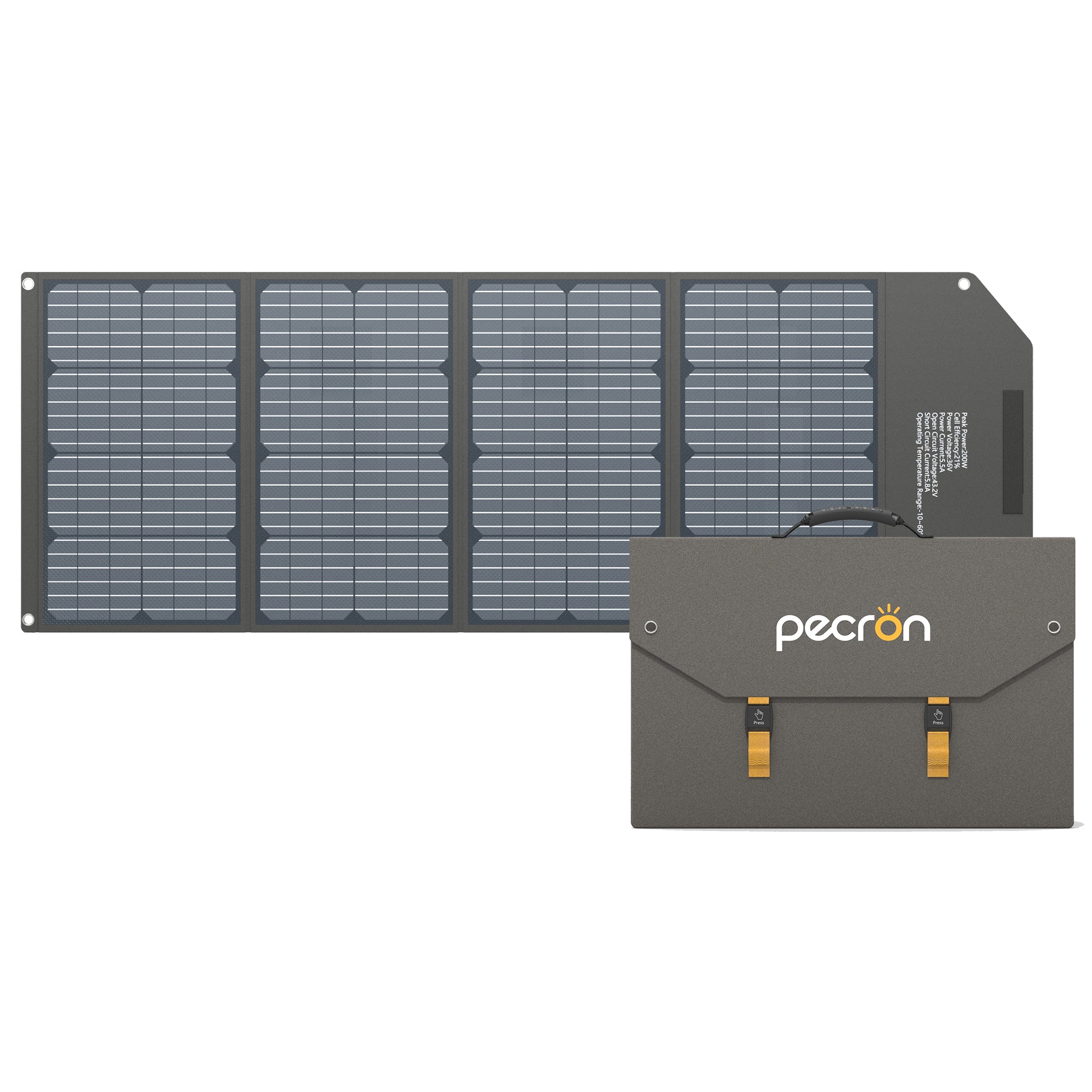 PECRON PV200 200W Portable Solar Panel Waterproof IP67