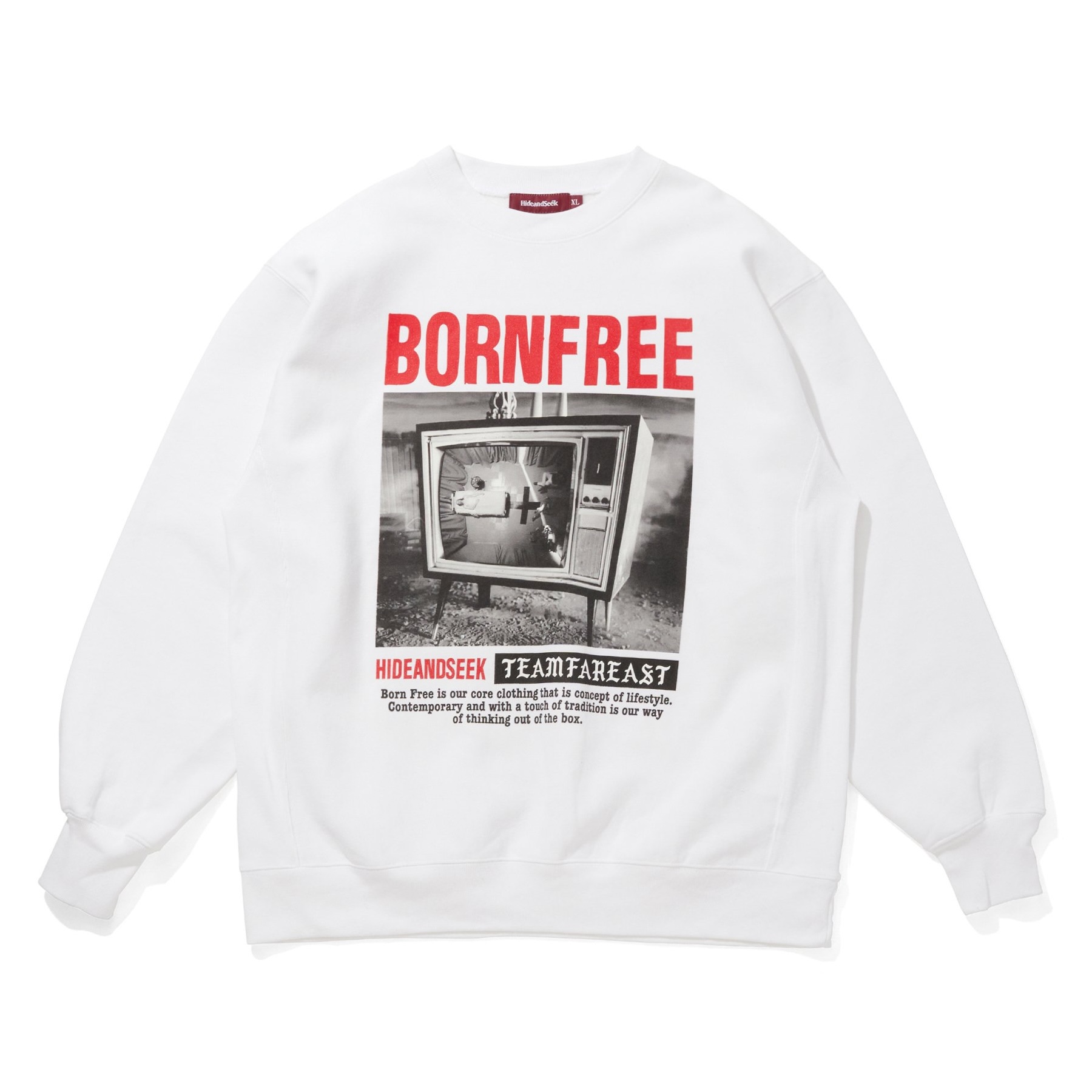 TV Sweat Shirt / HideandSeek - PEDESTRIAN