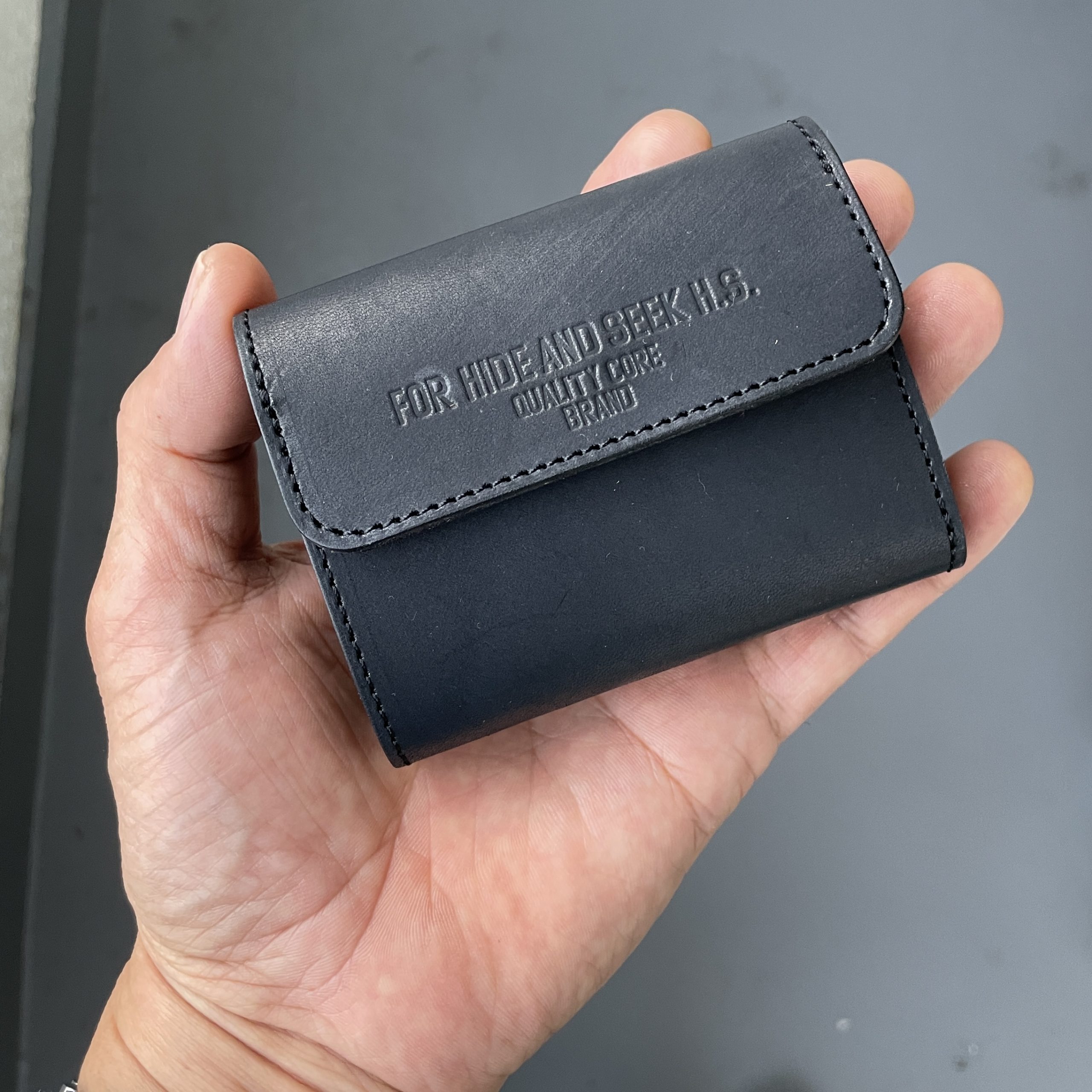 Leather Wallet Short / HideandSeek - PEDESTRIAN
