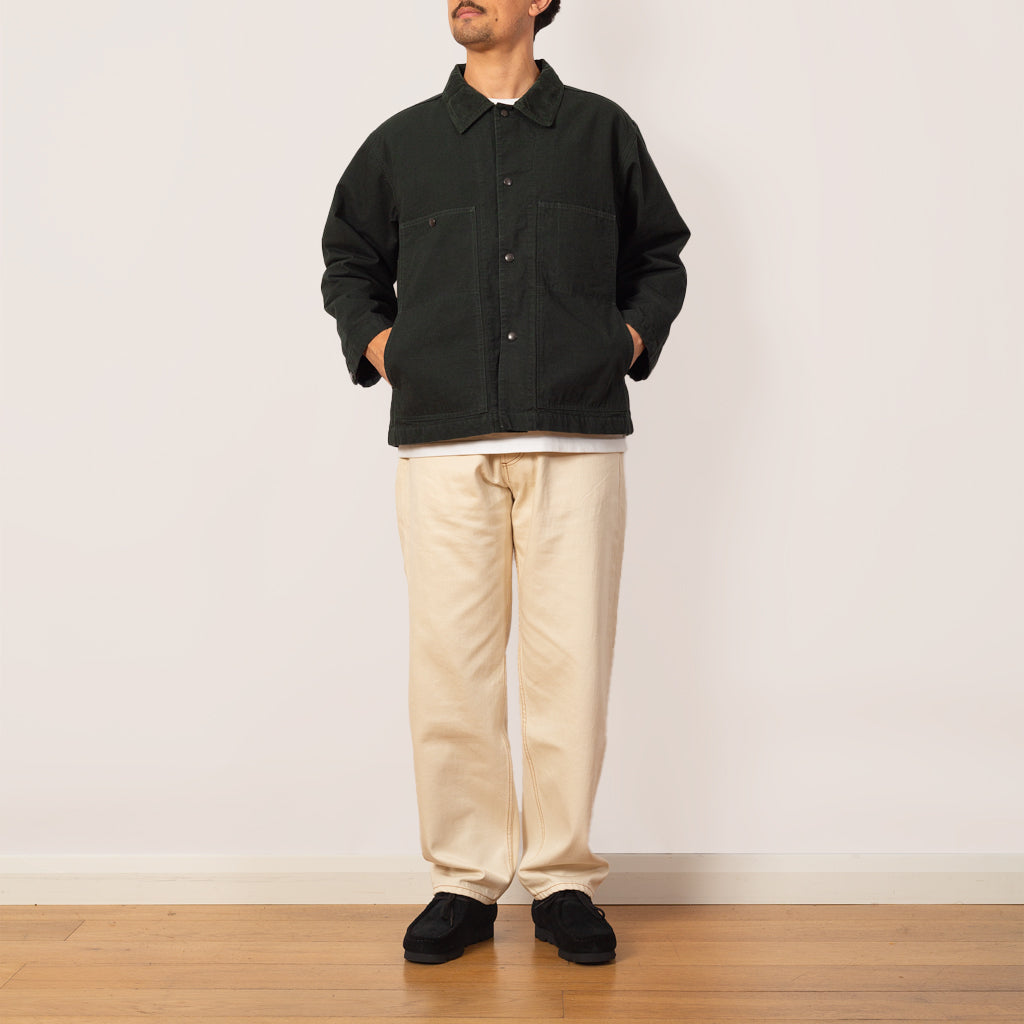 Quilted Coverall Jacket - Seaweed | Ends and Means | Peggs & son.