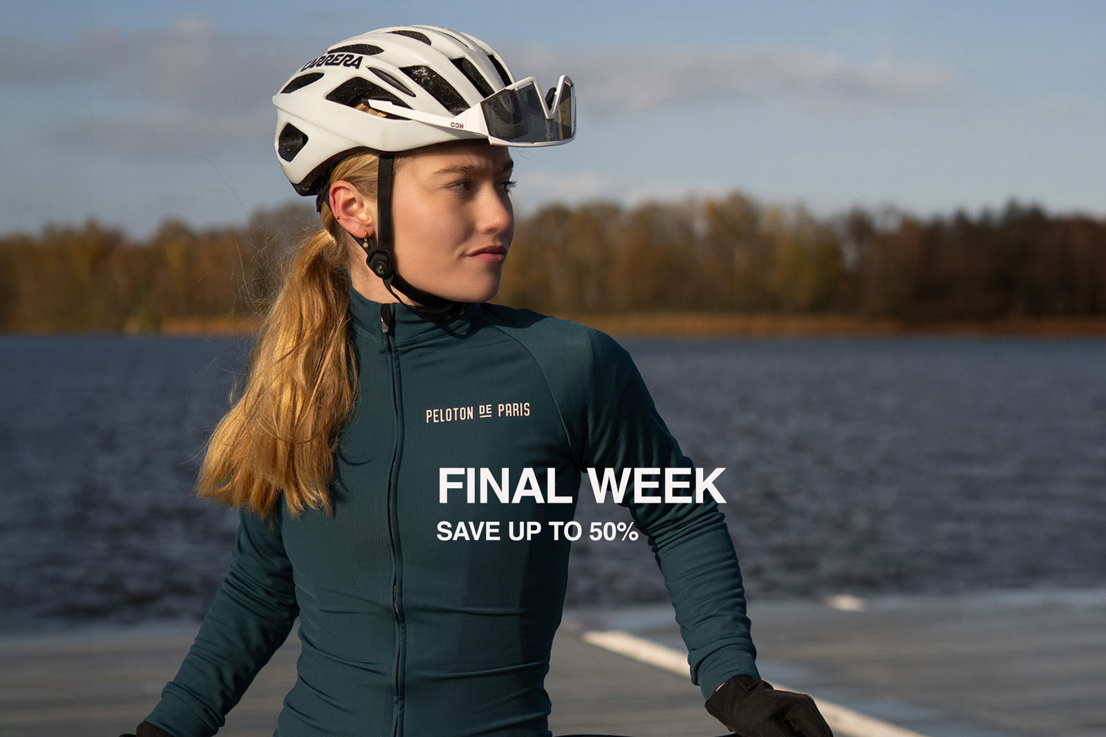 PELOTON DE PARIS サイクルジャケット S ブラック/オレンジ Peloton de