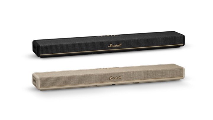 Marshall からコンパクトなサウンドバーとサブウーファーが登場