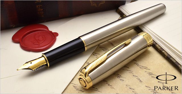 PARKER パーカー 万年筆 ソネット ステンレススチールGT | ペンハウス