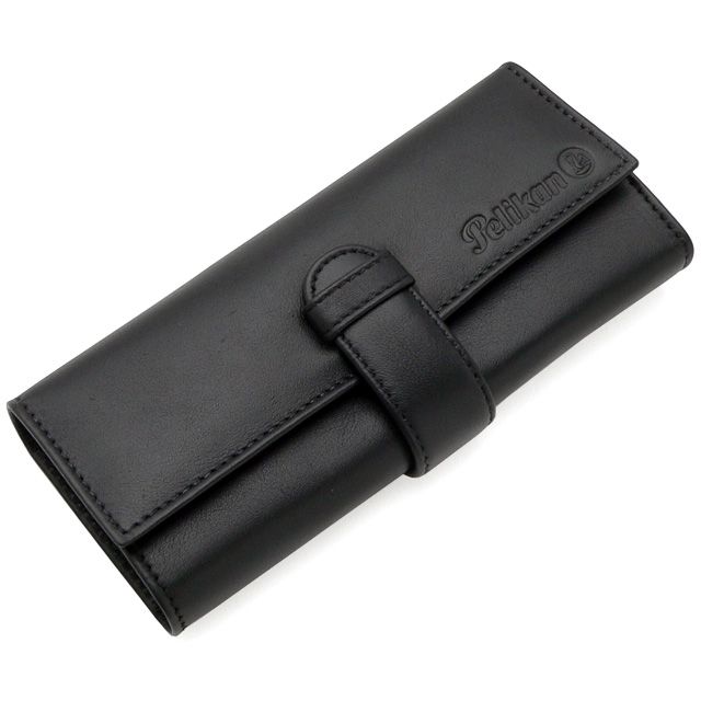 Pelikan ペリカン 本革 レザーペンケース TG-22N 2本用 グリーン