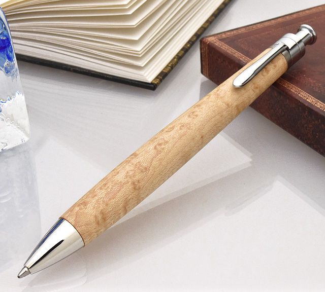 工房 楔 ボールペン ルーチェペン バーズアイメープル | ペンハウス