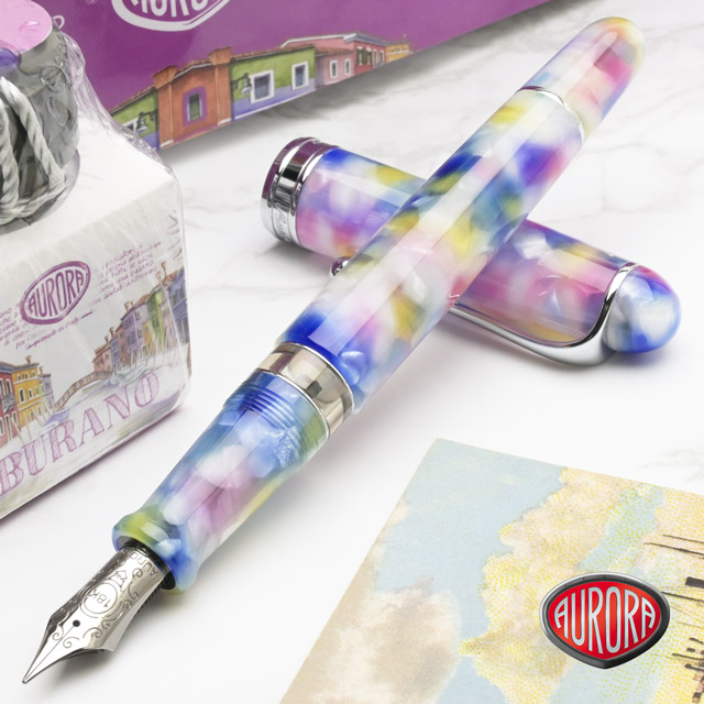 AURORA アウロラ 限定品 万年筆 Viaggio Segreto BURANO ブラーノ 888