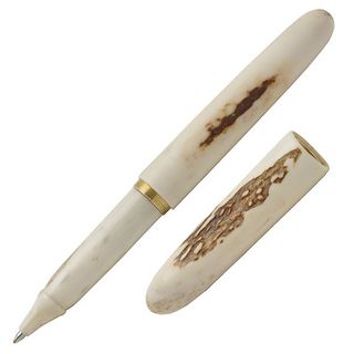 平井木工挽物所 ボールペン 雲舟シリーズ 鹿の角 SI-GB | ペンハウス