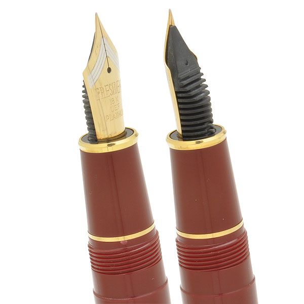 PLATINUM プラチナ万年筆 万年筆 PRESIDENT PTB-20000P-10 ワイン