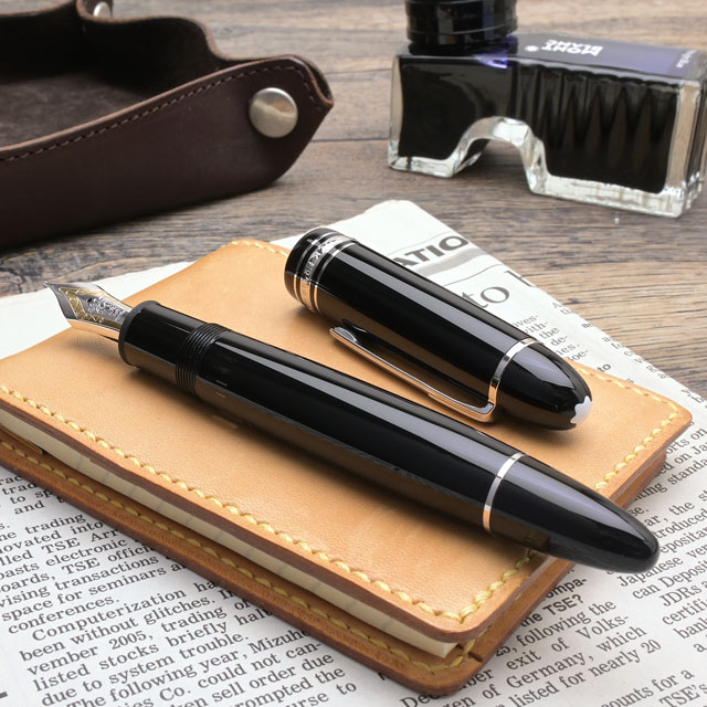 MONTBLANC モンブラン 万年筆 マイスターシュテュック プラチナ