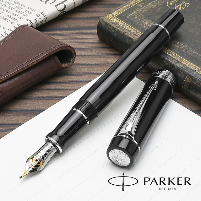 PARKER（パーカー）万年筆 デュオフォールド クラシック ブラックCT