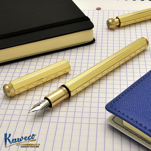 KAWECO 万年筆 カヴェコ 万年筆 カヴェコスペシャル PS-FPBR ブラス
