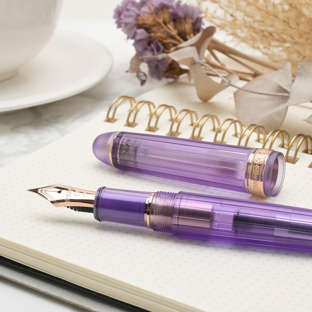 PLATINUM プラチナ万年筆 万年筆 Platinum ＃3776 特製透明軸万年筆