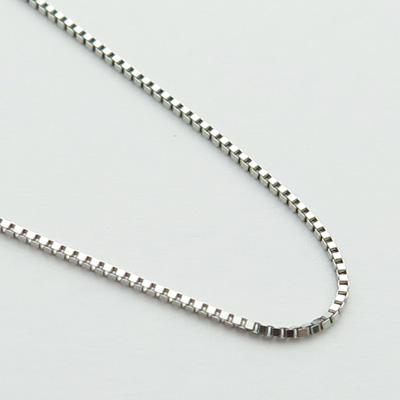 Pt850 プラチナ ベネチアンチェーン 40cm 0.6mm | ネックレスチェーン