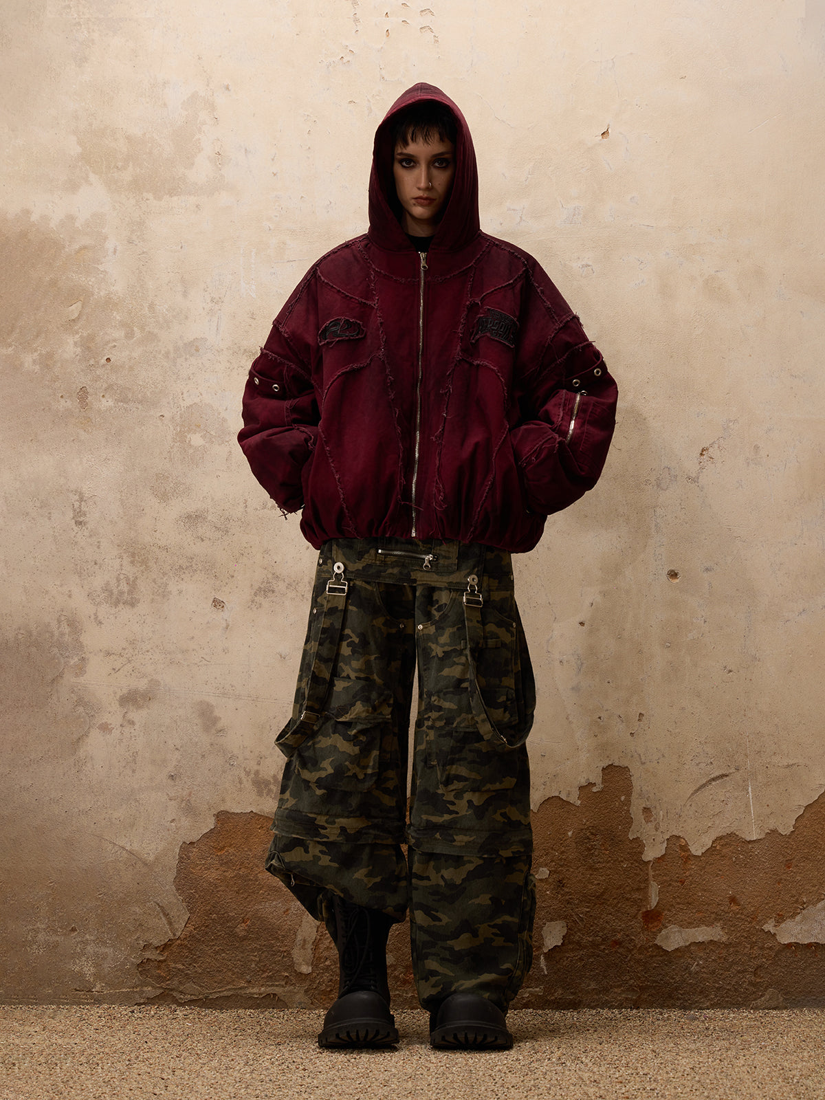 パーソンソウル ハンドブラッシュダーティーコットンコート - personsoul