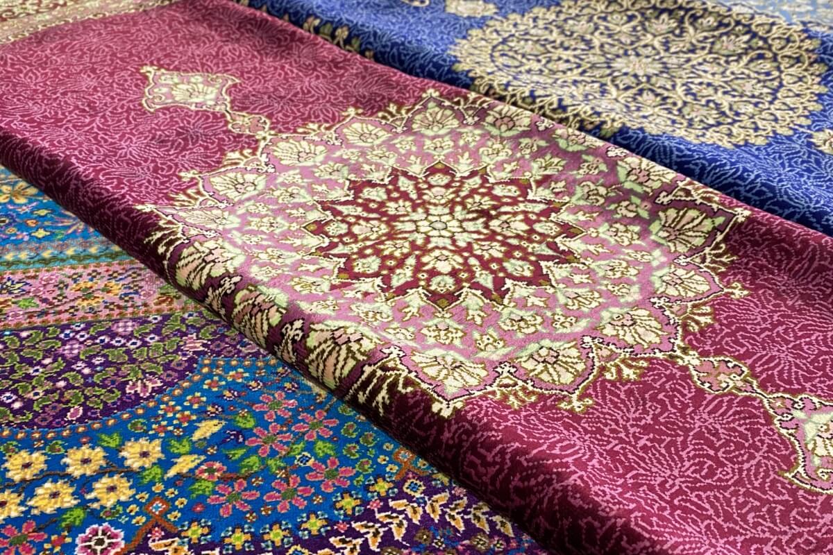 専用Y3068 ペルシャ絨毯 特大判 308×245㎝ ウール 手織り 高密度