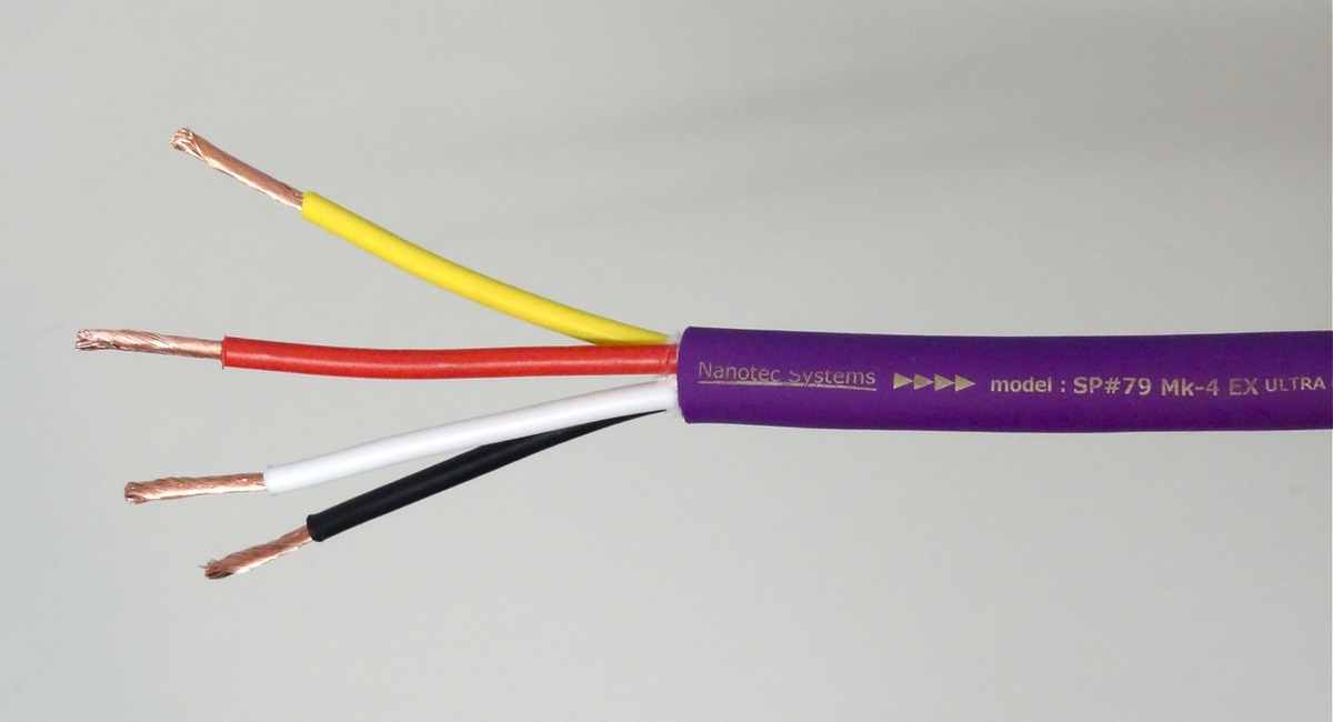 ナノテック、HiFC導体採用の4芯スピーカーケーブルとラインケーブル