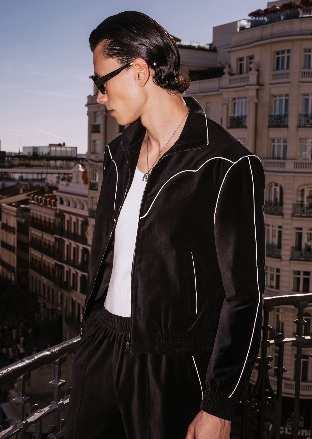 Velvet Western 70's Track Jacket ‐ Phix