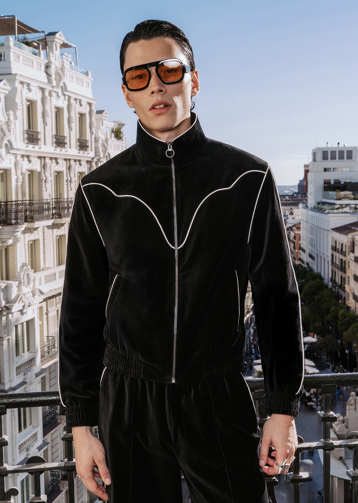 Velvet Western 70's Track Jacket ‐ Phix