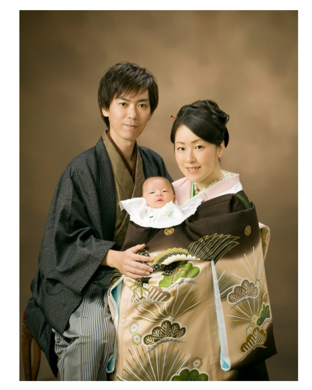 お宮参り☆男の子 着物・ベビードレスで撮影 | 福岡市の老舗フォト