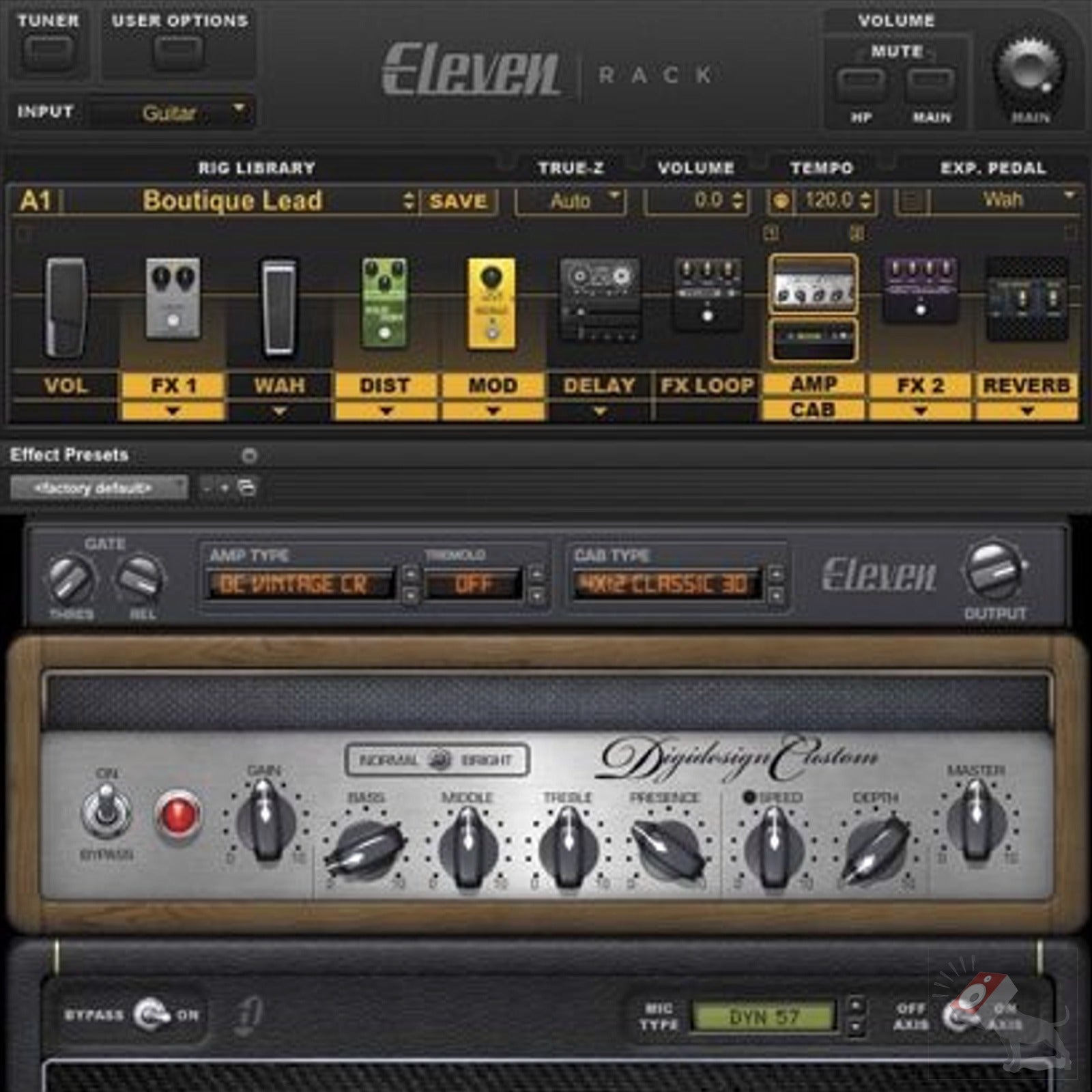 Avid Eleven Rack Guitar Multi Effects Processor Recording