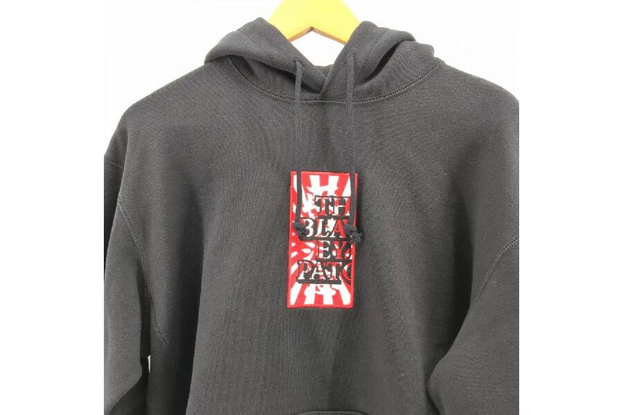 THE BLACK EYE PATCH ブラックアイパッチ 取扱注意 パーカー ブラック