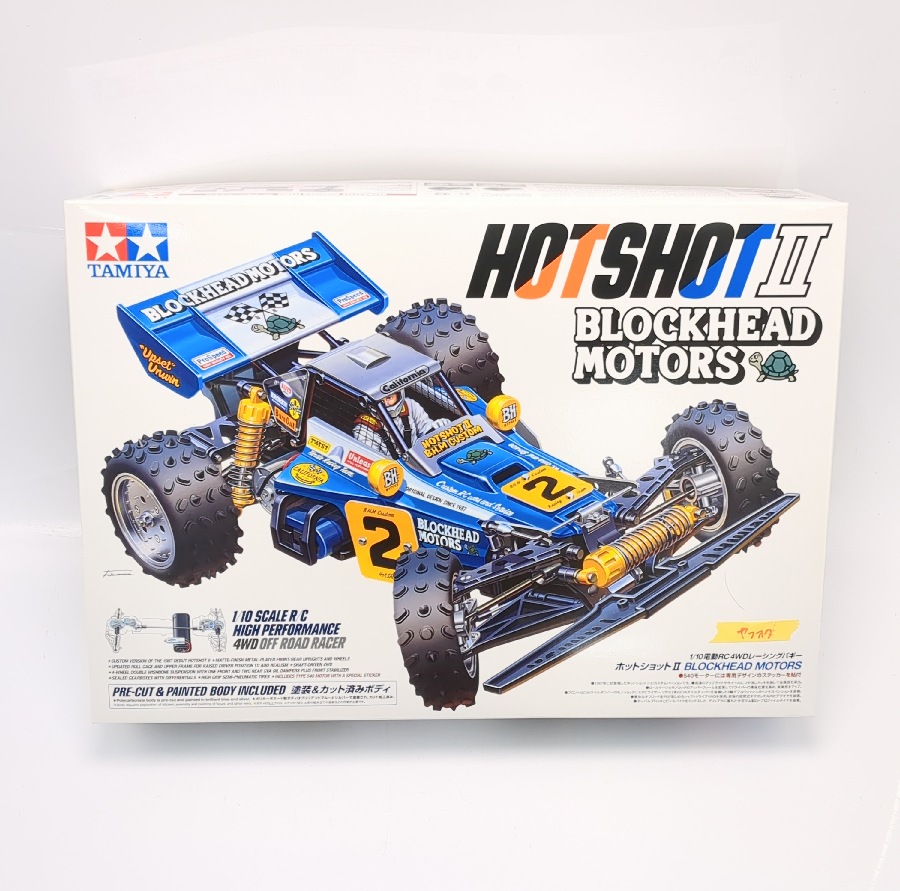 未組立】 TAMIYA タミヤ 1/10電動RCカー ホットショットII BLOCKHEAD