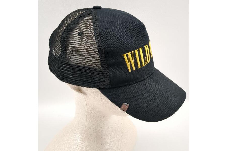 アミリ 18SS メッシュトラッカーキャップ WILD ONES 刺繍 ブラック