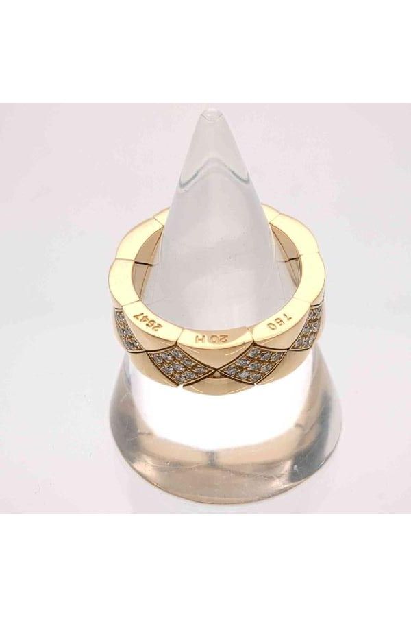 シャネル輝くマトラッセリング 16号 K18ゴールドの魅力 #入荷しました