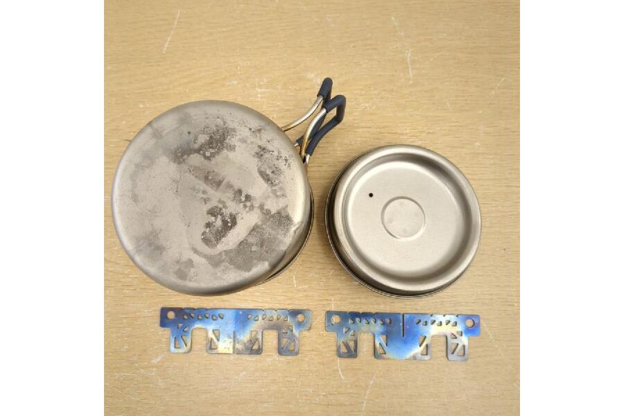 EVERNEW Ti Mug Pot 500ストーブセット ゴトク・収納袋付 アルコール