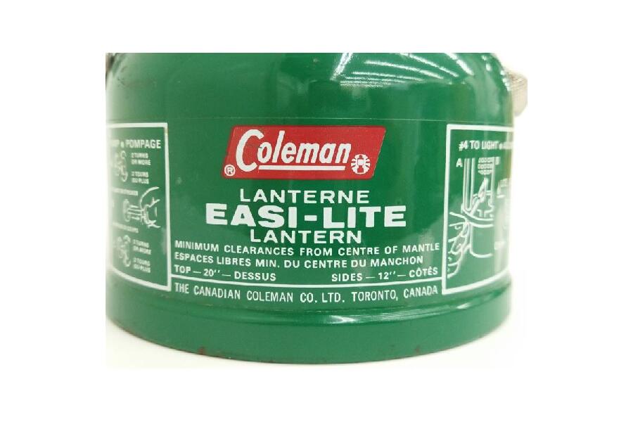Coleman ガソリンランタン 321B EASI-LITE カナダ 点火確認済み 1979年