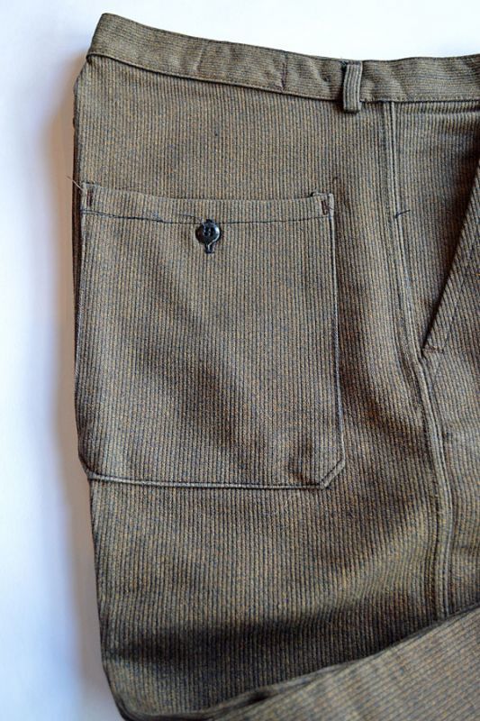 1950s Vintage French Heavy Piquet Pants Le Meilleur D'Amiens