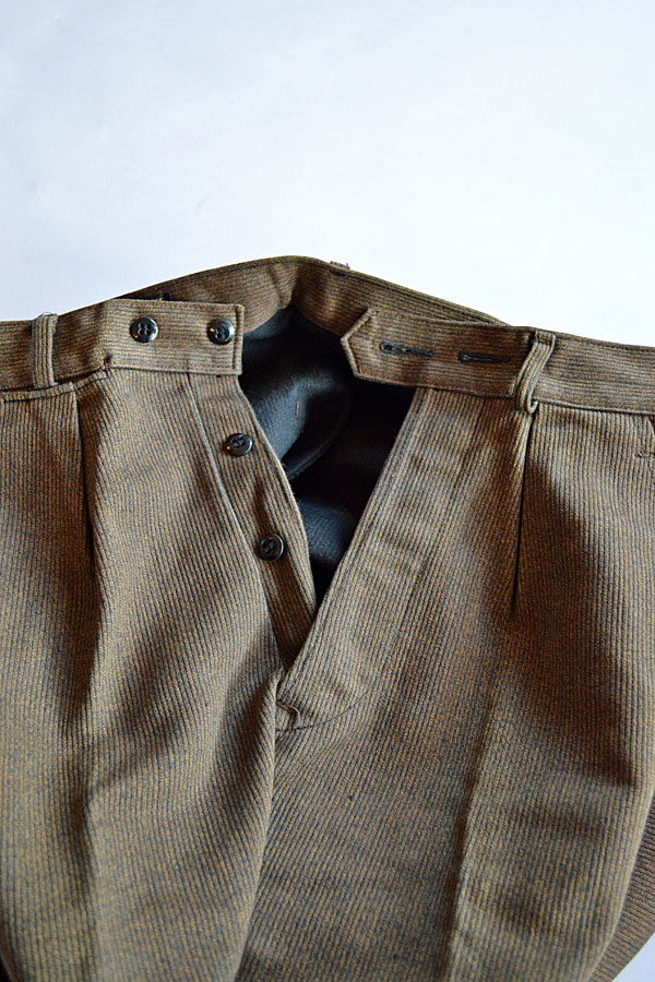 1950s Vintage French Heavy Piquet Pants Le Meilleur D'Amiens