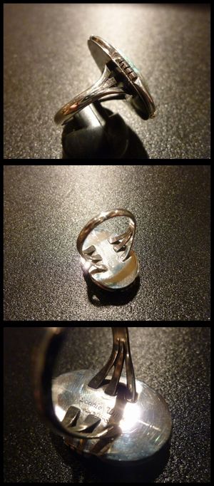 ナバホ Lonnie・Willie ロニー・ウィリー ビスビーターコイズ付 リング